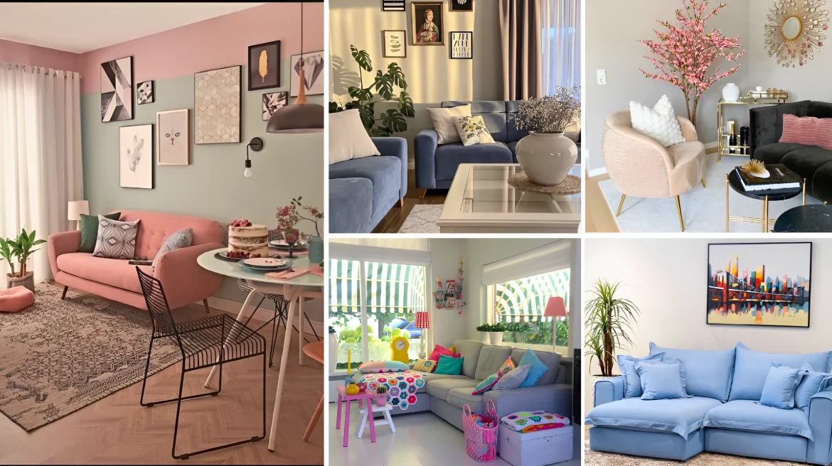 Salas pequeñas y sencillas con estilo