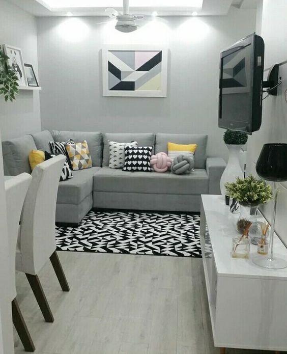 Decoración de sala y comedor juntos - Blog de Mary