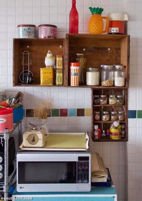 Repisas prácticas y bonitas para cocinas - Blog de Mary