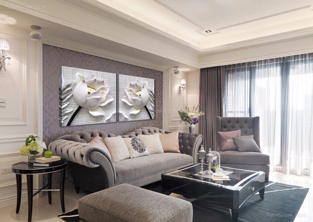 10 excelentes reglas básicas para colocar cuadros en la sala - Blog de Mary