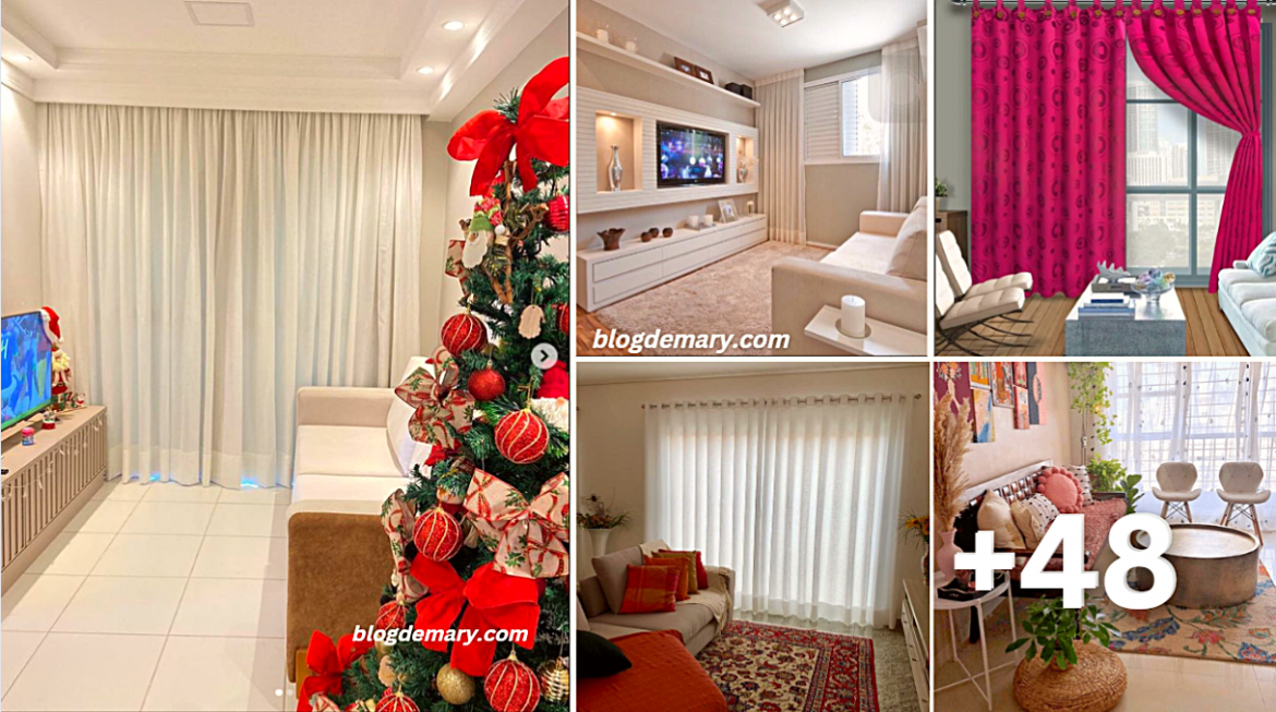 10 Reglas ideales para colocar Cortinas en Salas Pequeñas.