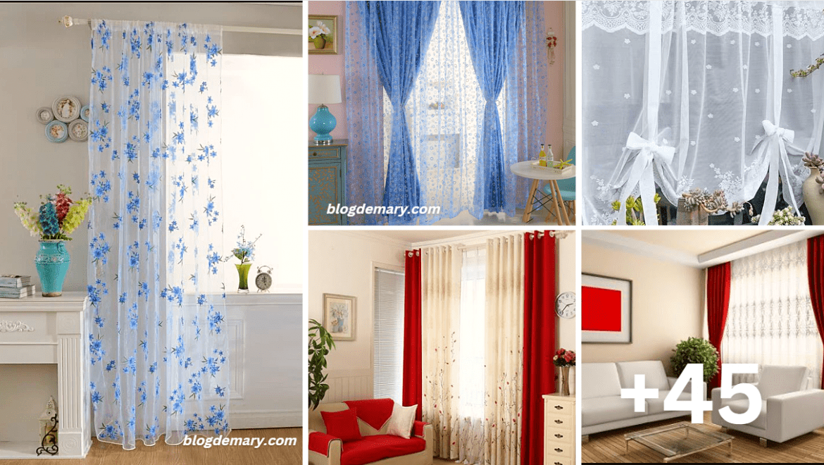 Excelentes ideas de Cortinas en Tela Voile