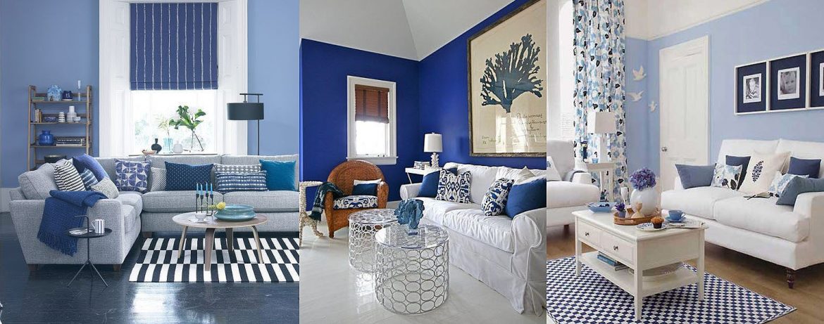 Combinaciones de azul en decoración y el significado