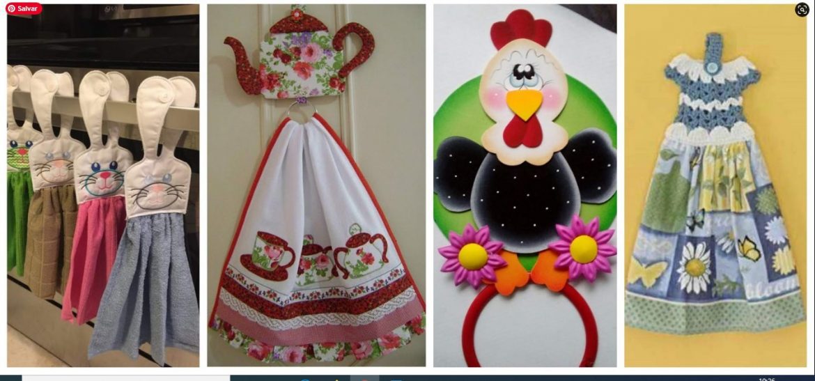 CÓMO HACER LINDOS Y SENCILLOS PAÑOS DE COCINA PASO A PASO