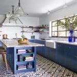 Cómo decorar cocinas en tonos azules y blanco