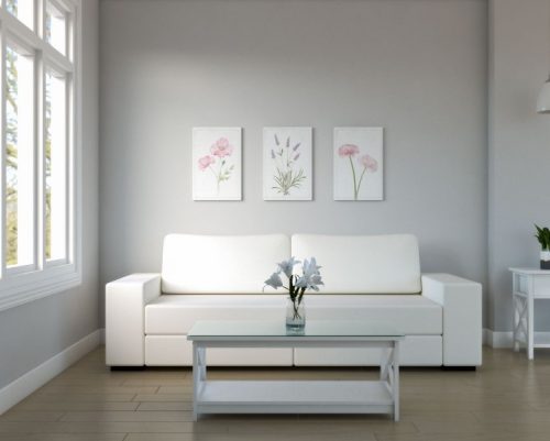 Cómo combinar muebles con paredes grises