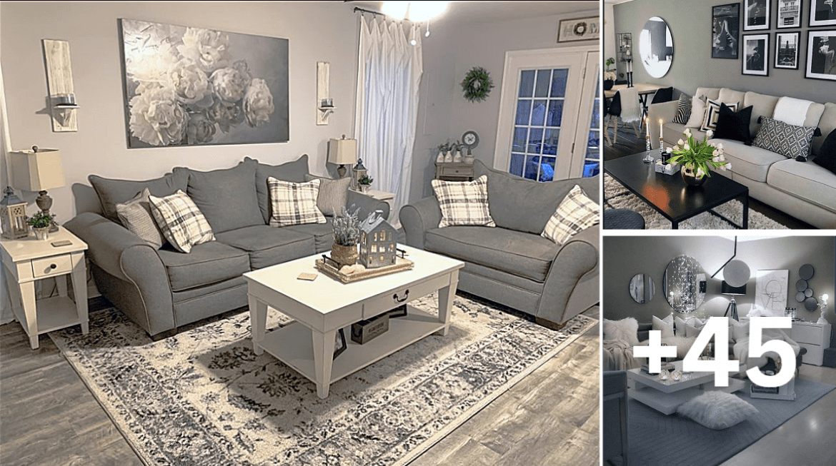 Cómo combinar el color gris en la sala