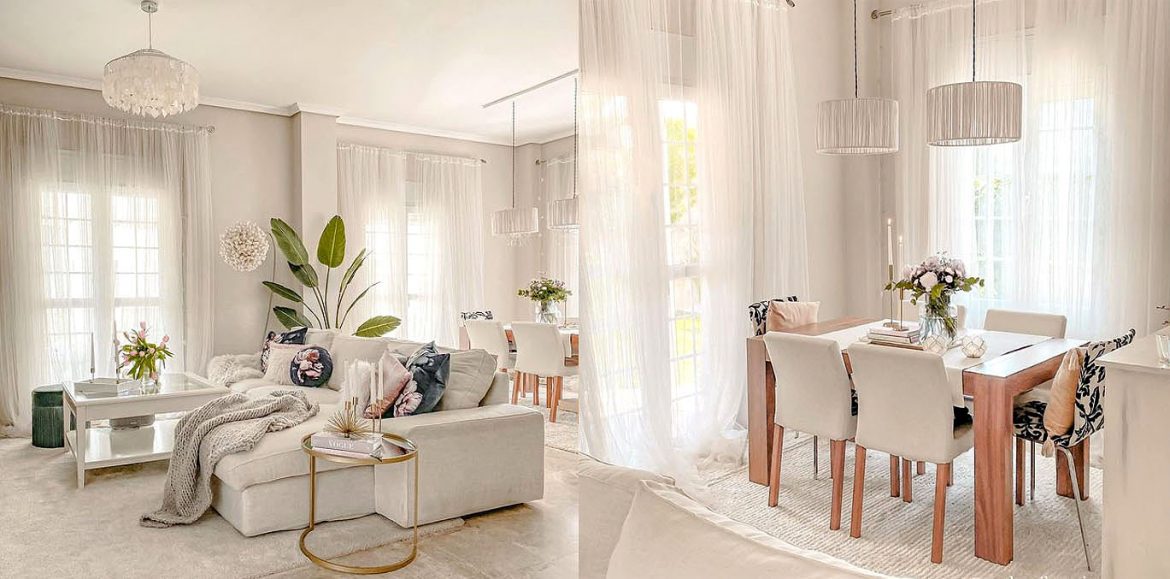 Cómo decorar la casa en blanco