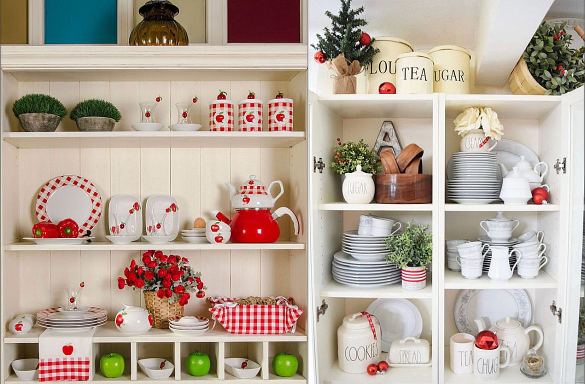 Estantes para ordenar la cocina