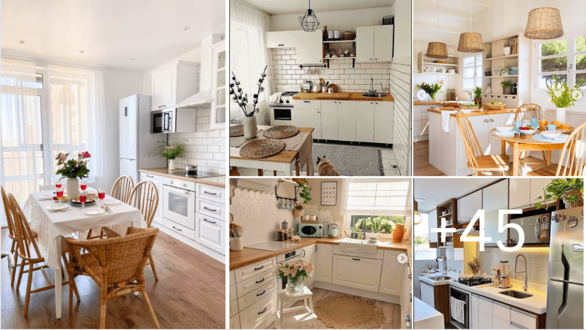 Algunas ideas para decorar cocinas blancas