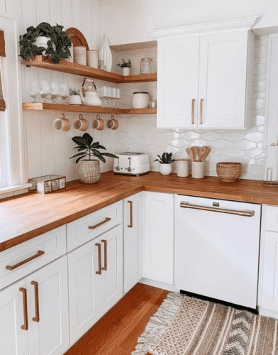 Algunas ideas para decorar cocinas blancas