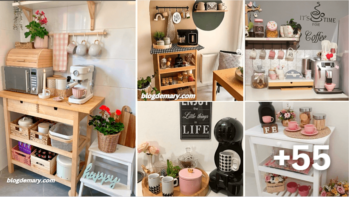 Cómo hacer un rincón del café en casa 60 ideas sencillas