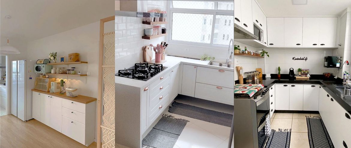 Cómo decorar cocinas pequeñas y blancas