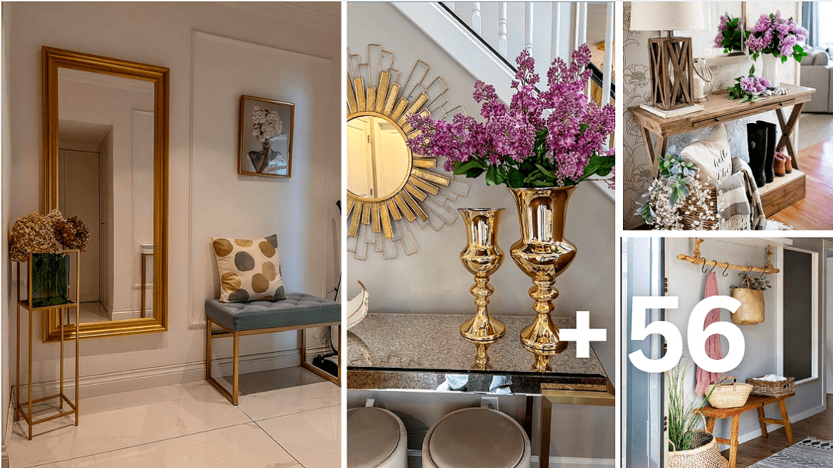 60 Fotos e ideas para decorar la entrada de la casa