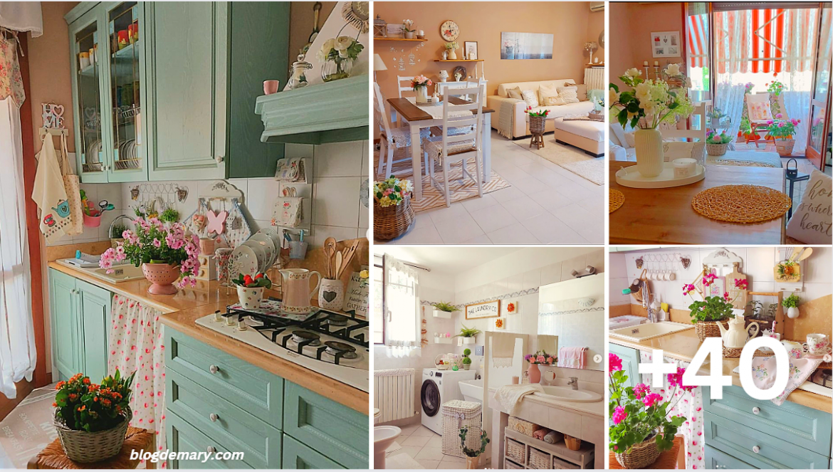 Casa pequeña muy hermosa estilo Shabby Chic