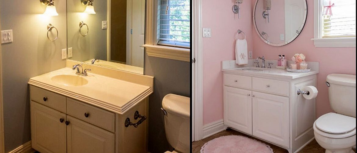 Antes y Después de un baño para niñas