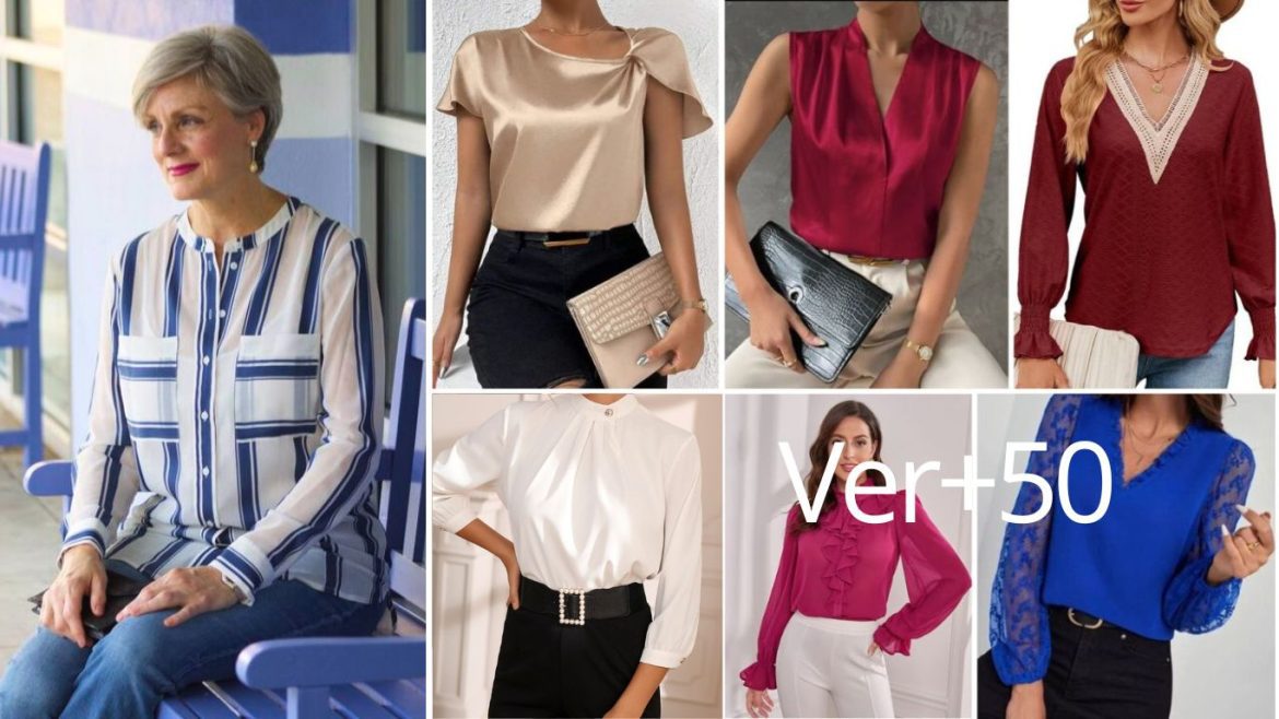 Blusas y Outfits Mujeres 40 hasta 75 y Más