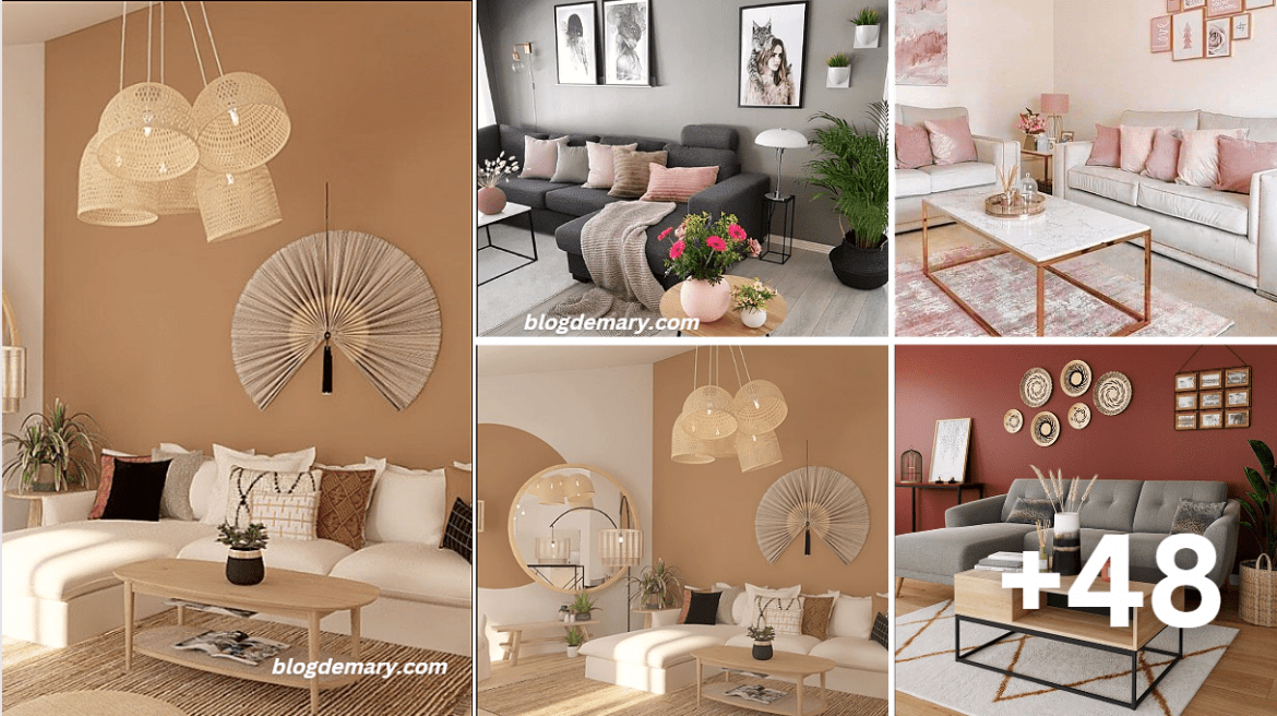 Colores que resaltan la decoración de la sala