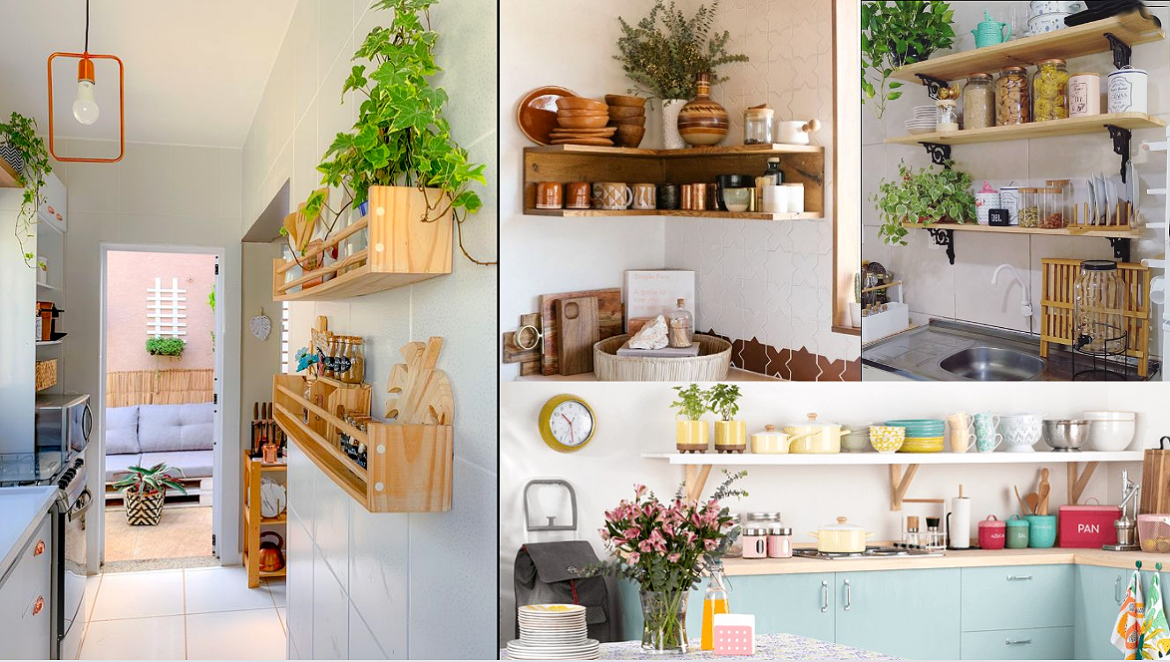 Cómo decorar la cocina ideas creativas con repisas