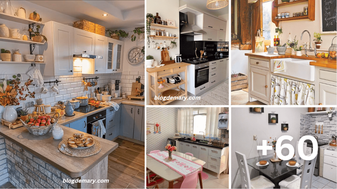 65 Cocinas sencillas ordenadas y muy bonitas