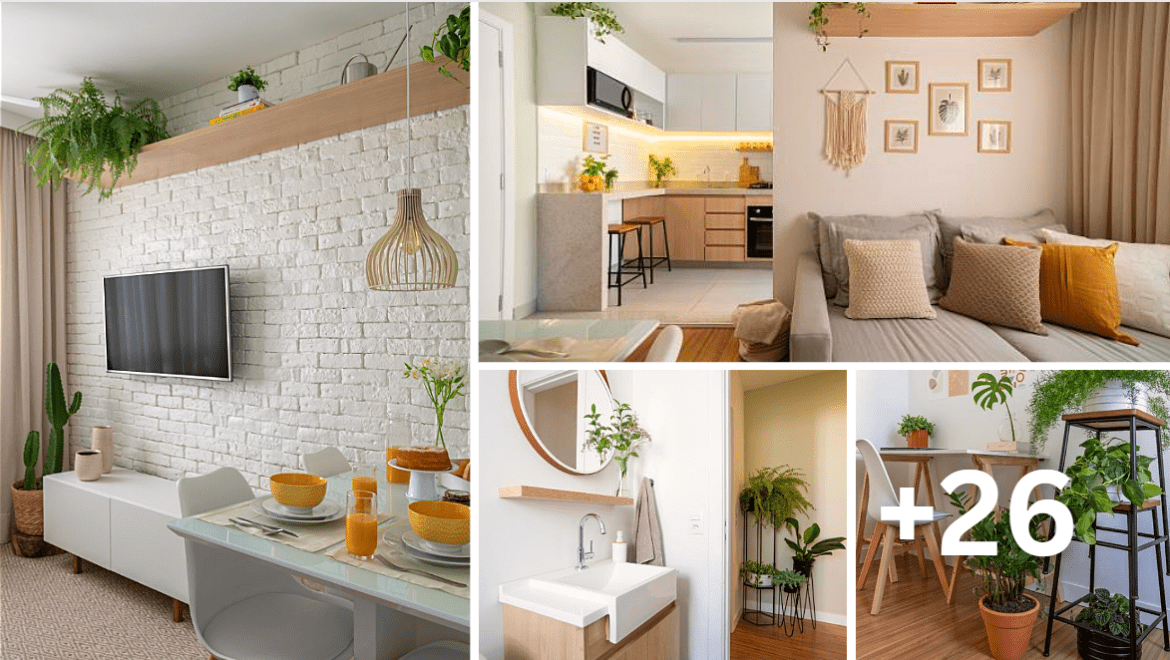 Cómo decoraron un pequeño apartamento sin gastar mucho