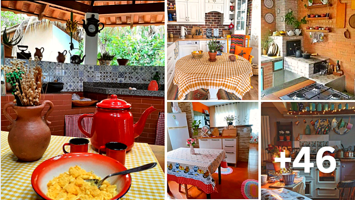 50 Cocinas rústicas y sencillas llenas de calidez y belleza