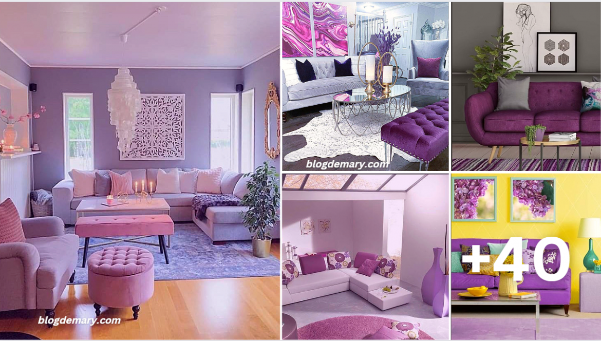 Qué representa el color malva en la decoración de interiores