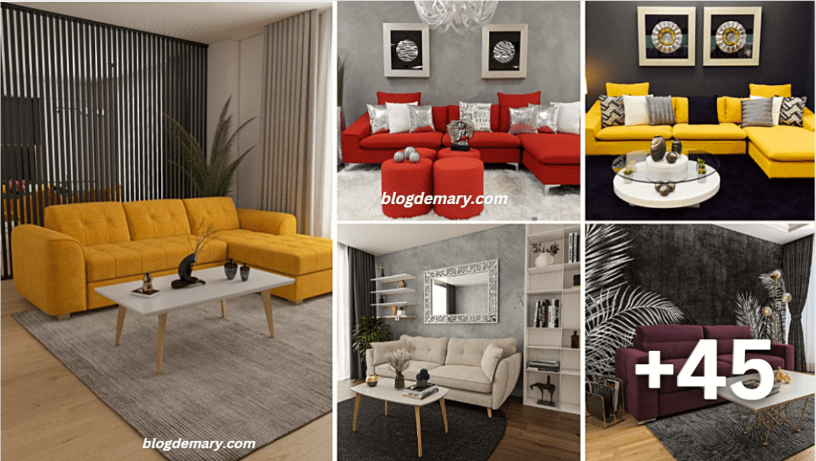 50 Salas modernas y elegantes para inspirarse