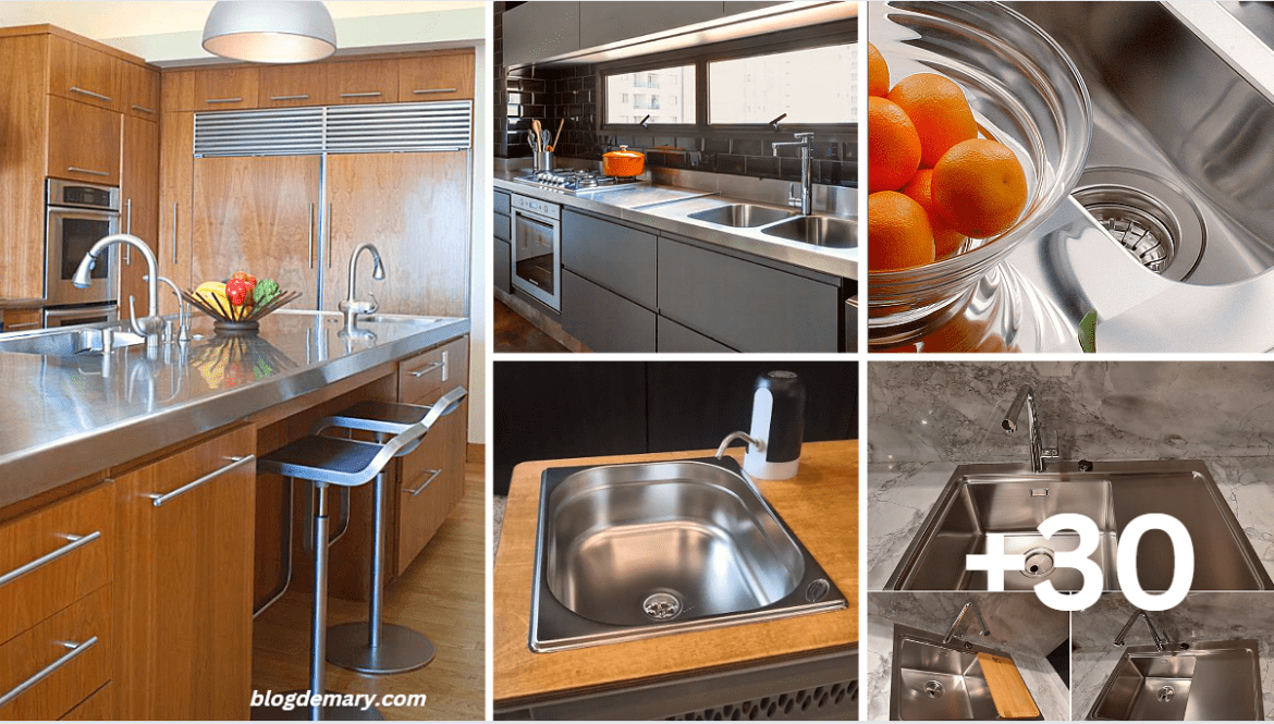 Cómo devolver el brillo a un fregadero de acero inoxidable