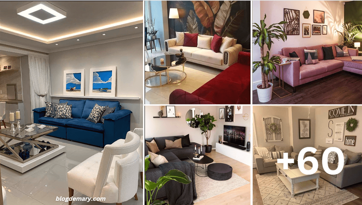 60 Salas pequeñas y sencillas decoradas con encanto