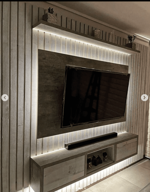 50 ideas de Racks o muebles para TV sencillos y hermosos - Blog de Mary