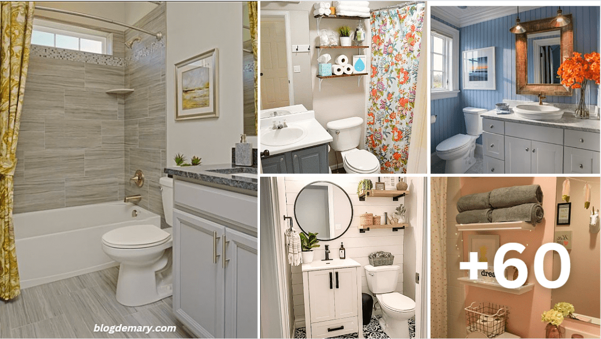 60 Baños ordenados con ideas sencillas y muy bonitas