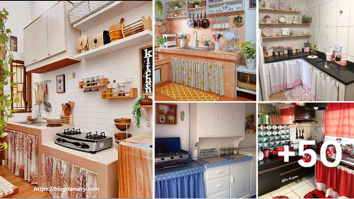 Cortinas bajo mesada: una solución práctica y estética para renovar la cocina