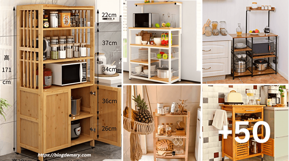 5 ideas de estantes maravillosos para cocinas