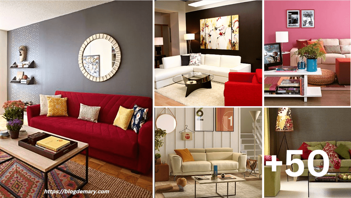 10 ideas creativas para combinar colores y darle vida a tu sala de estar