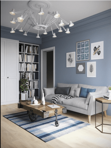 10 ideas creativas para combinar colores y darle vida a tu sala de estar