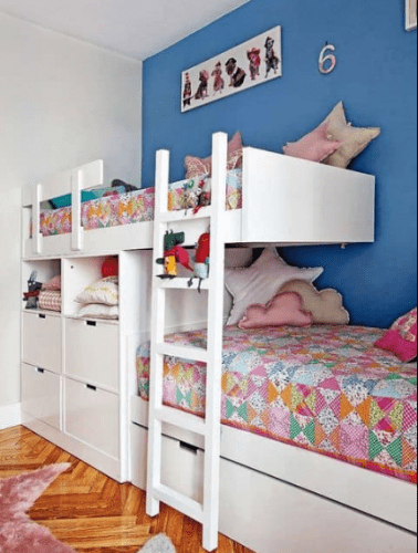 Dormitorios Doble para Niña y Niño -10 Tips Geniales
