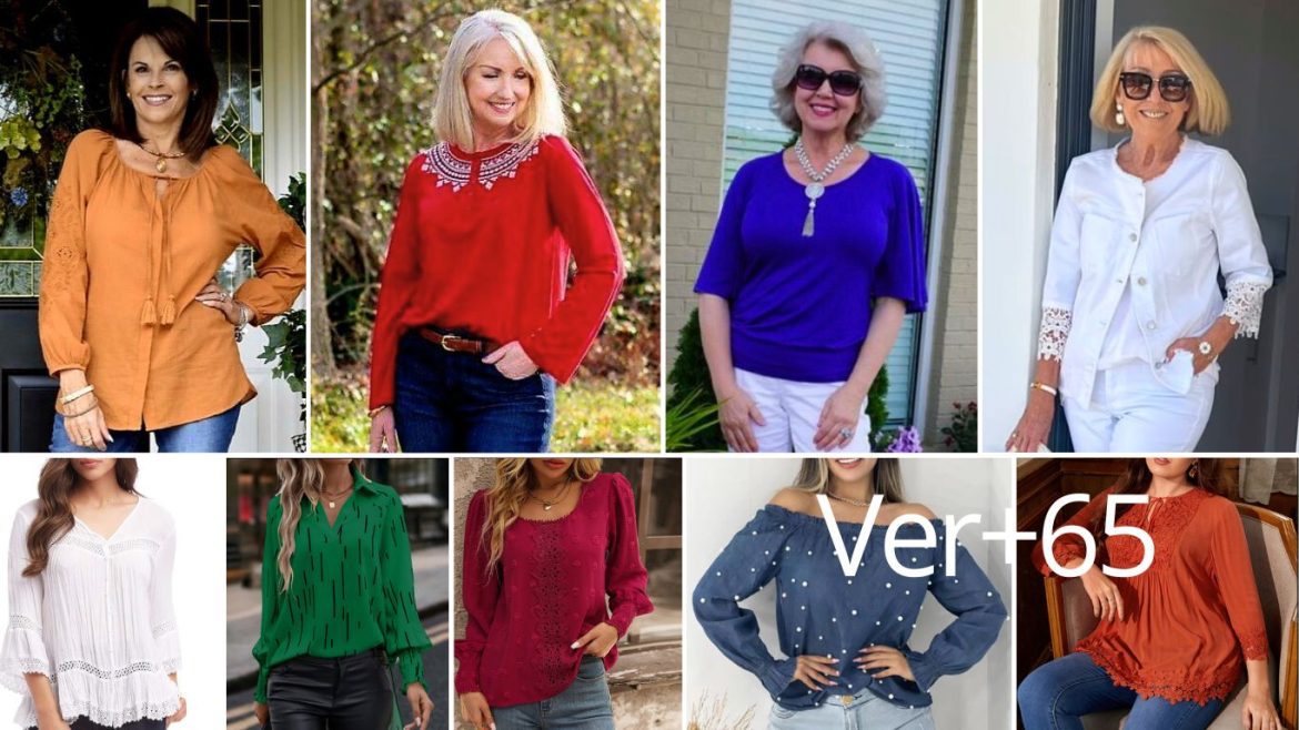 Blusas para Lucir Elegante a los 50 y 60 años
