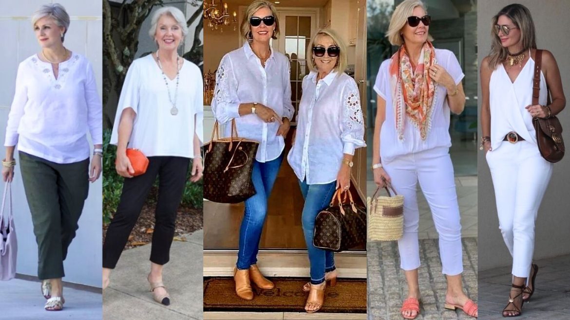 Blusas Blancas Elegantes y Modernas