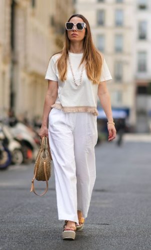 Pantalones Blancos para Mujeres Maduras