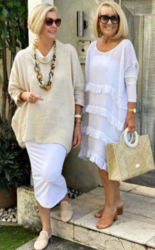 Moda casual para mujeres de 50 a 75 años