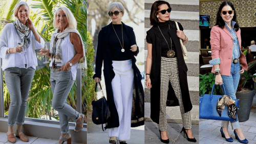 Looks elegantes y bonitos para mujeres de 50 y 60 o más