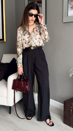 Looks femeninos con pantalones negros